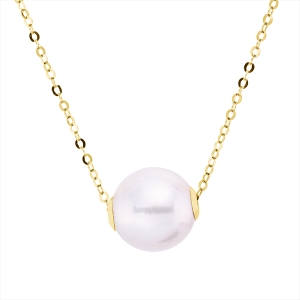 Collier  18kt Gelbgold mit ZÖ 40,6 cm mit 0,00ct Diamanten