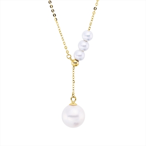 Collier  18kt Gelbgold mit ZÖ 43 cm mit 0,00ct Diamanten