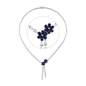 Collier 18 kt WG