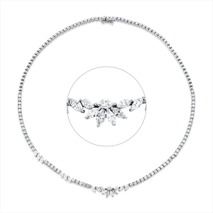 Collier 18 kt WG