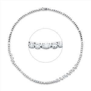 Collier 18 kt WG