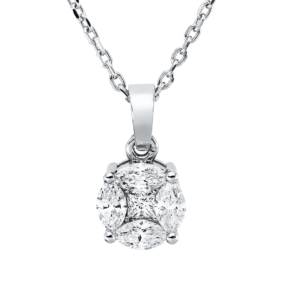 Collier 18 kt WG