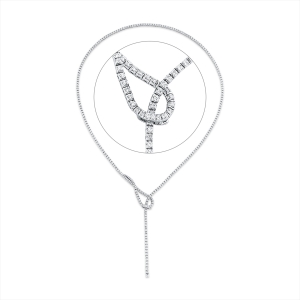 Collier 18 kt WG