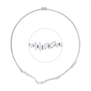 Collier 18 kt WG