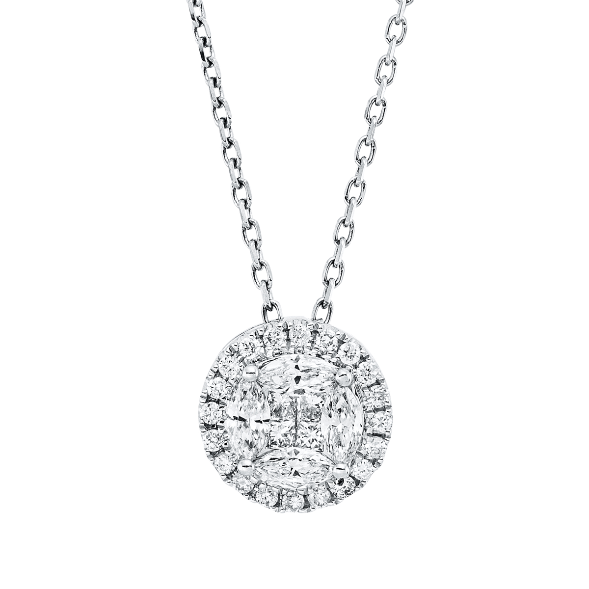 Collier 18 kt WG