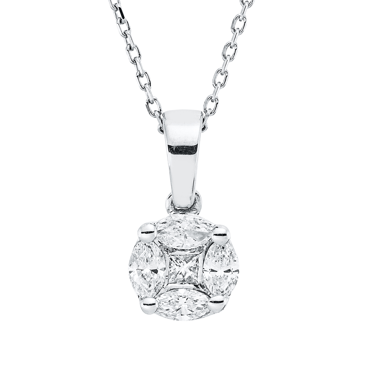 Collier 18 kt WG