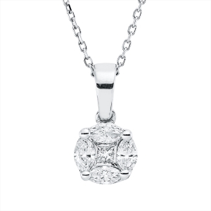 Collier 18 kt WG