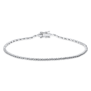Tennisarmband  18kt Rotgold mit 0,55ct Diamanten