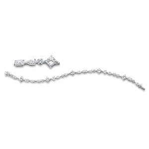Armband  18kt Weißgold mit 8,61ct Diamanten