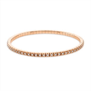 Armband 4er-Krappe 18 kt GG, Flex-Band, variabel