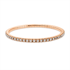 Armband 4er-Krappe 18 kt GG, Flex-Band, variabel