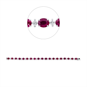 Armband 18 kt WG