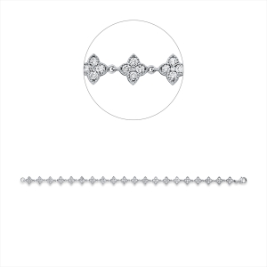 Armband 18 kt WG
