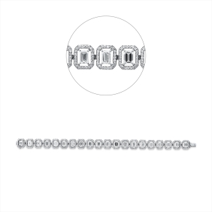 Armband 18 kt WG