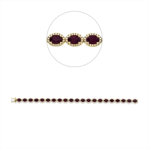 Armband 18 kt GG