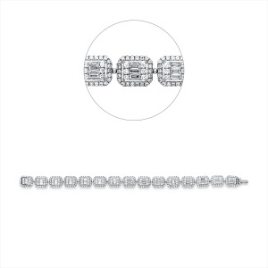 Armband 18 kt WG