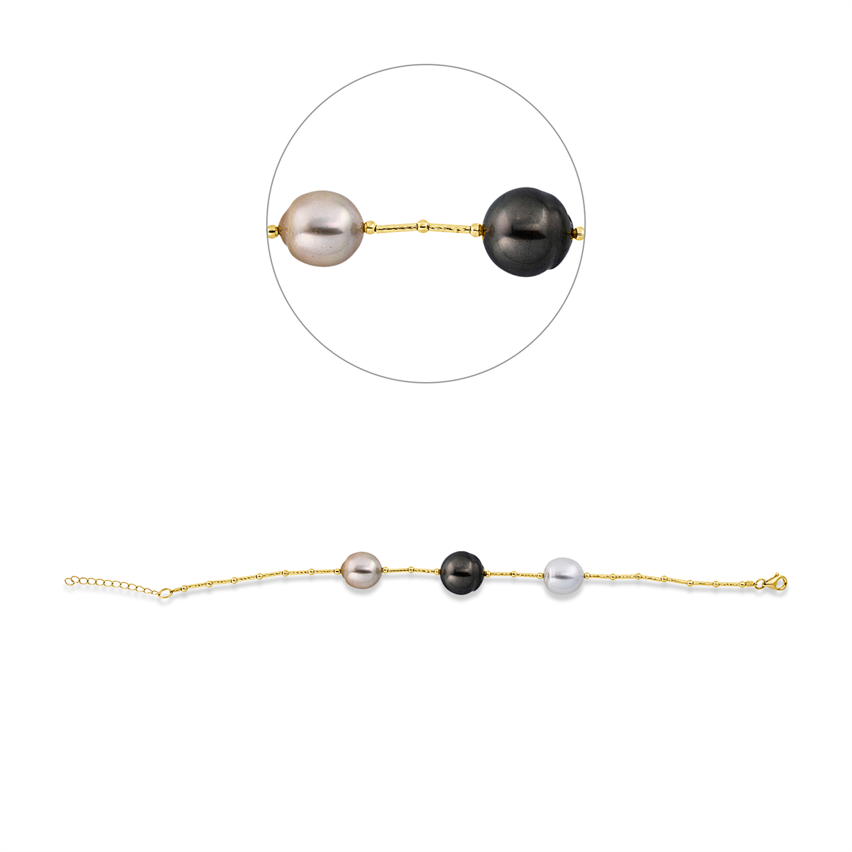 Armband  18kt Gelbgold mit 0,00ct Diamanten