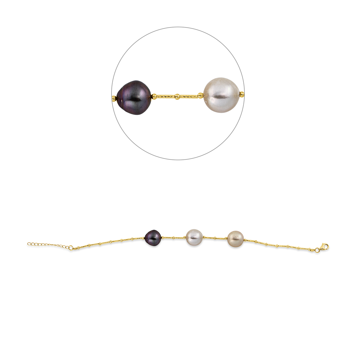 Armband  18kt Gelbgold mit 0,00ct Diamanten