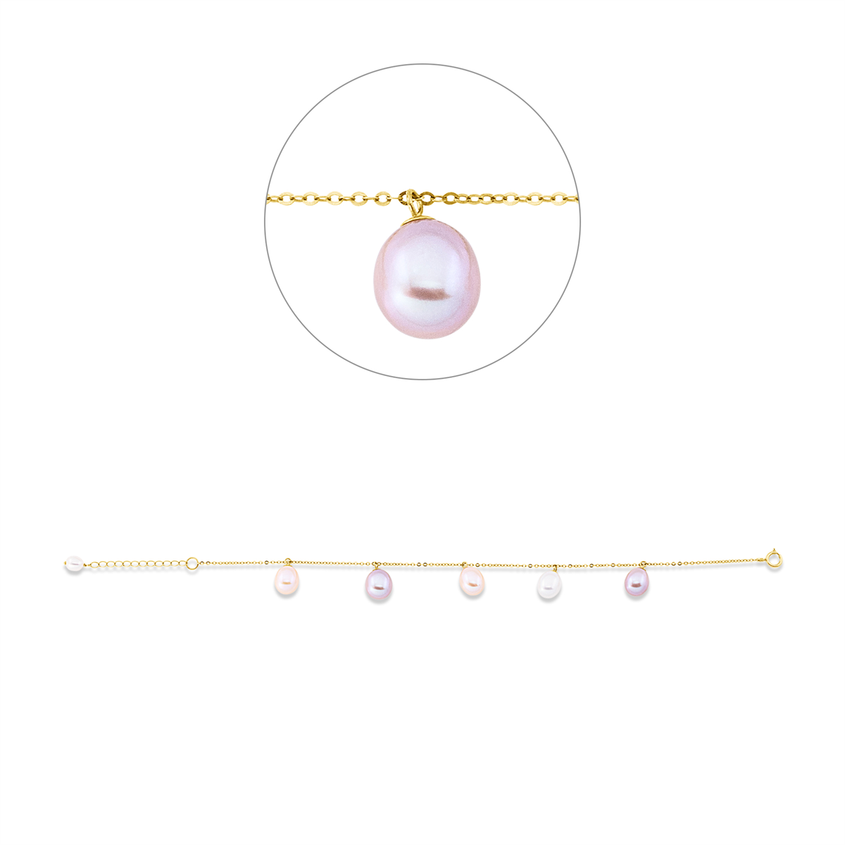 Armband  18kt Gelbgold mit 0,00ct Diamanten