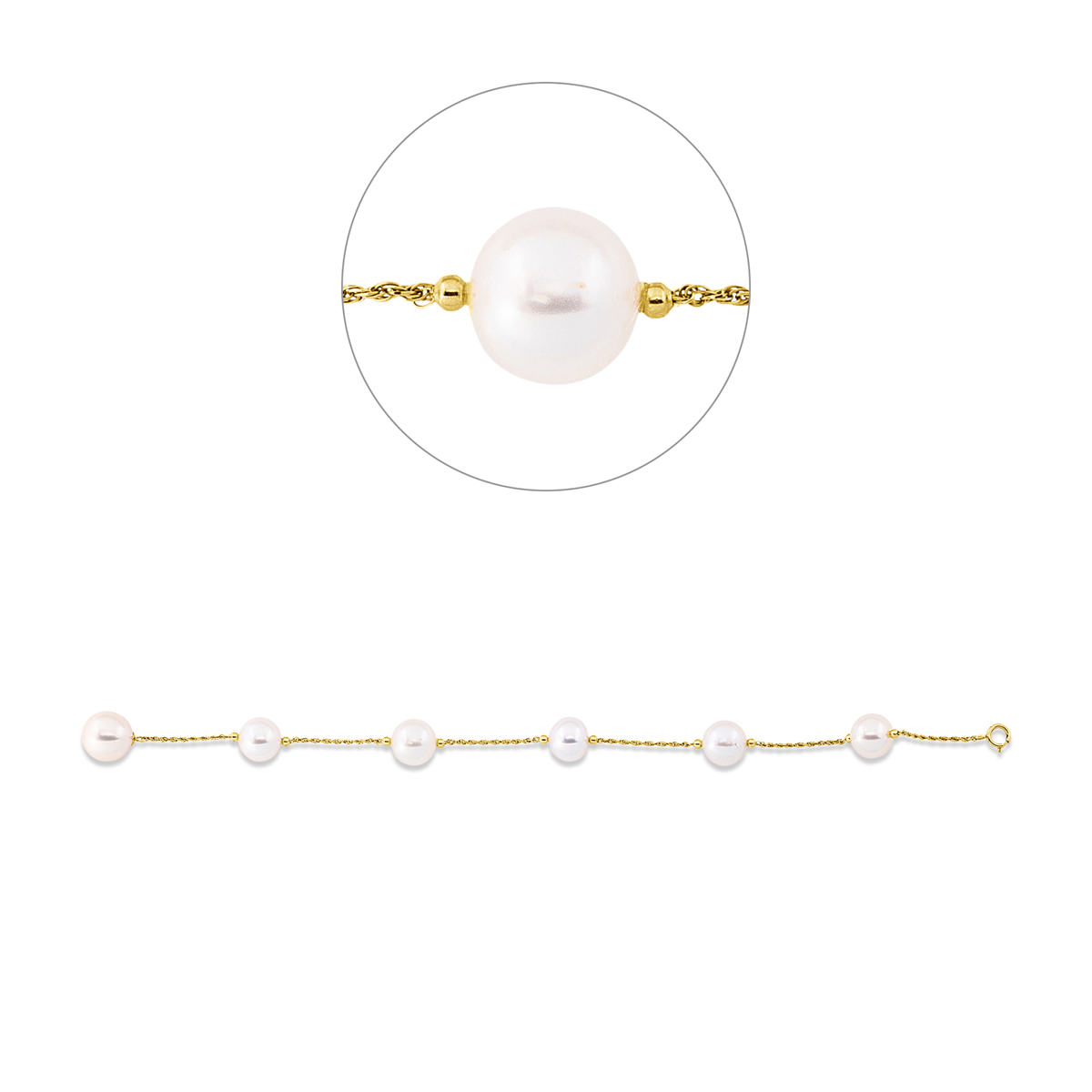 Armband  18kt Gelbgold mit 0,00ct Diamanten