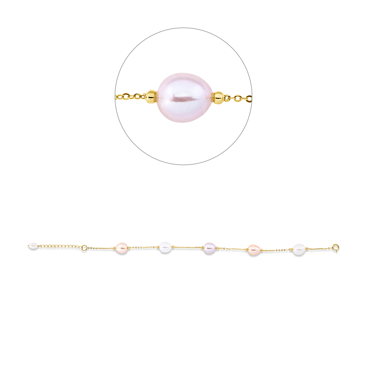 Armband  18kt Gelbgold mit 0,00ct Diamanten