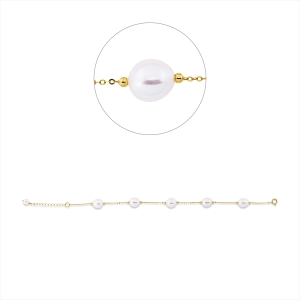 Armband  18kt Gelbgold mit 0,00ct Diamanten