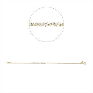 Armband 18 kt GG
