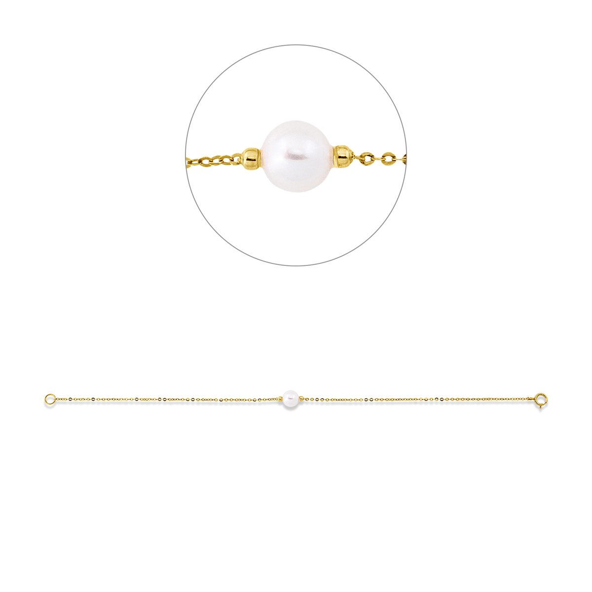 Armband  18kt Gelbgold mit 0,00ct Diamanten