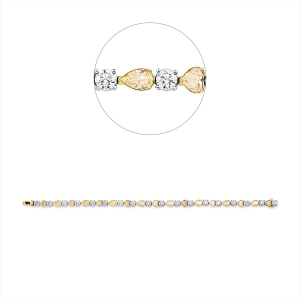 Armband 18 kt GP