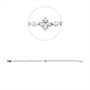 Armband 18 kt WG