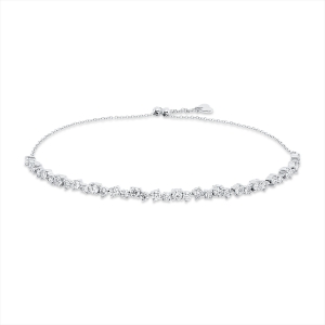 Armband  18kt Weißgold Länge variabel mit 1,87ct Diamanten