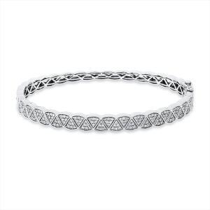 Armreif  18kt Weißgold mit 0,79ct Diamanten