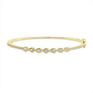 Armreif  18kt Gelbgold mit 0,68ct Diamanten