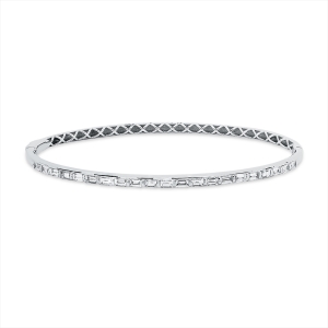 Armreif  18kt Weißgold mit 0,89ct Diamanten