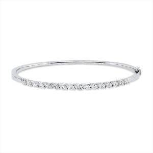 Armreif  18kt Weißgold mit 1,63ct Diamanten