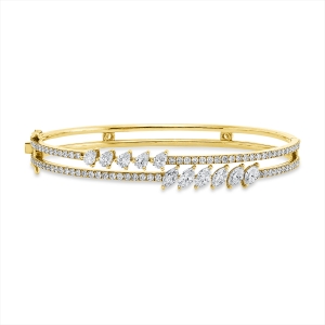 Armreif 18 kt GG+WG