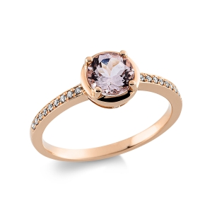 Ring 4er-Krappe 18 kt RG