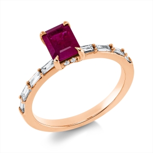 Ring 4er-Krappe 18 kt RG