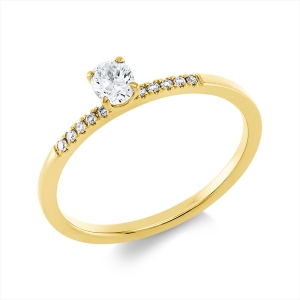 Ring 4er-Krappe 18 kt GG