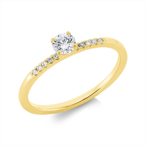 Ring 4er-Krappe 18 kt GG