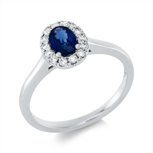 Ring 4er-Krappe 18 kt WG