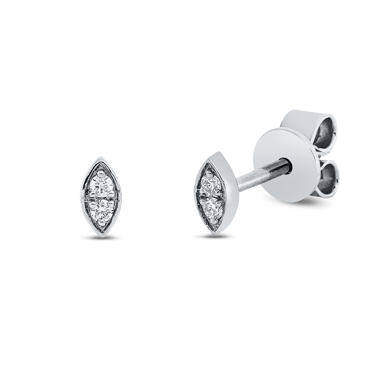 Ohrstecker 18 kt WG