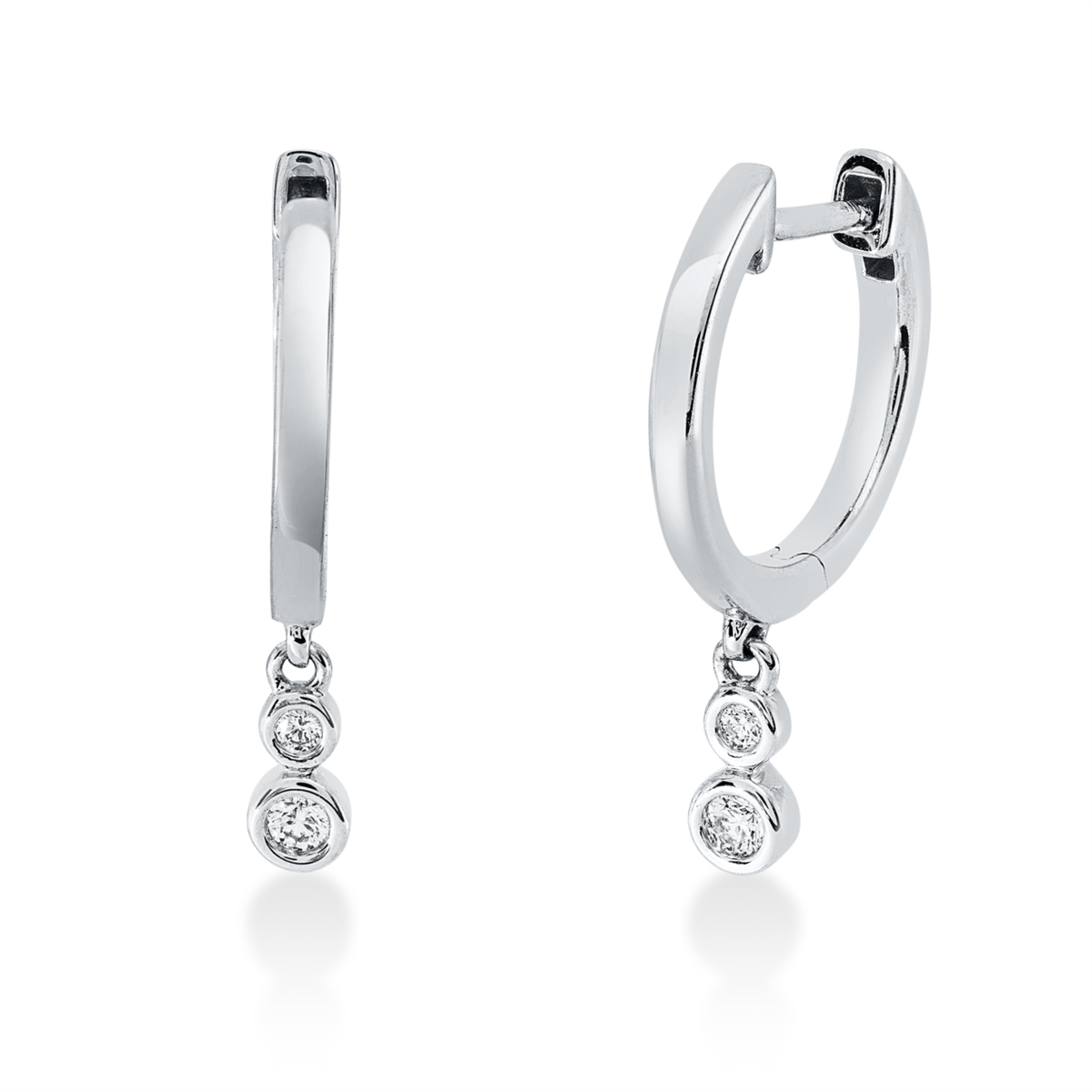 Ohrschmuck Zarge 18 kt WG