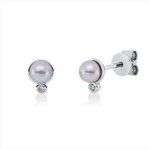 Ohrstecker  18kt Gelbgold mit 0,02ct Diamanten
