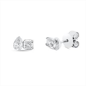 Ohrstecker 18 kt WG