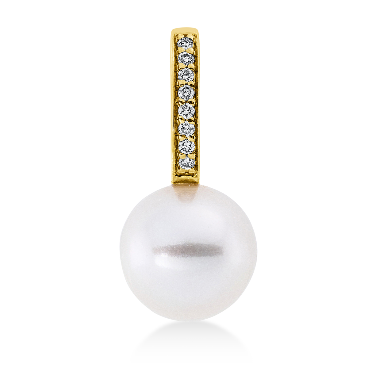 Anhänger  18kt Gelbgold mit 0,04ct Diamanten