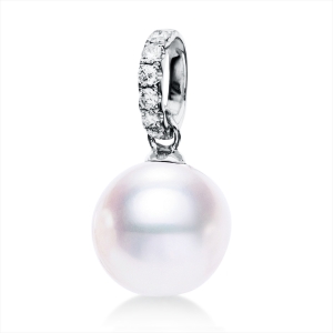 Anhänger  18kt Weißgold mit 0,13ct Diamanten
