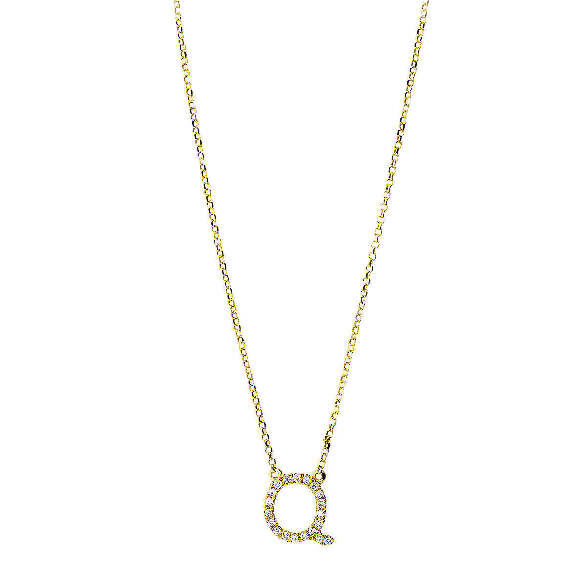 Collier 18 kt GG Q, mit ZÖ 38.1 cm + 40.6 cm