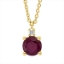 Collier 18 kt GG, mit Öse