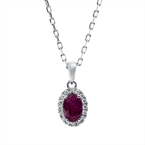 Collier 4er-Krappe 18 kt WG, mit ZÖ 42 cm